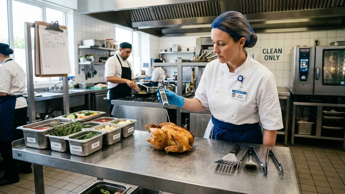 ServSafe Food Protection Manager commercial kitchen inspection and exam preparation
